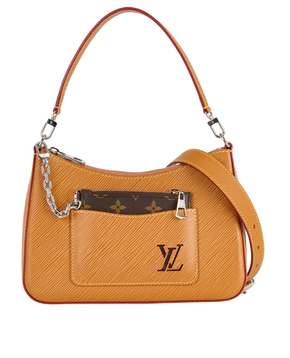 Marelle Shoulder Bag, £1,250, Handbags, Brown, Leather, Front view